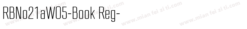 RBNo21aW05-Book Reg字体转换